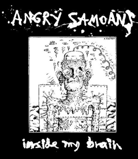 ANGRY SAMOANS - Inside My Brain - Back Patch